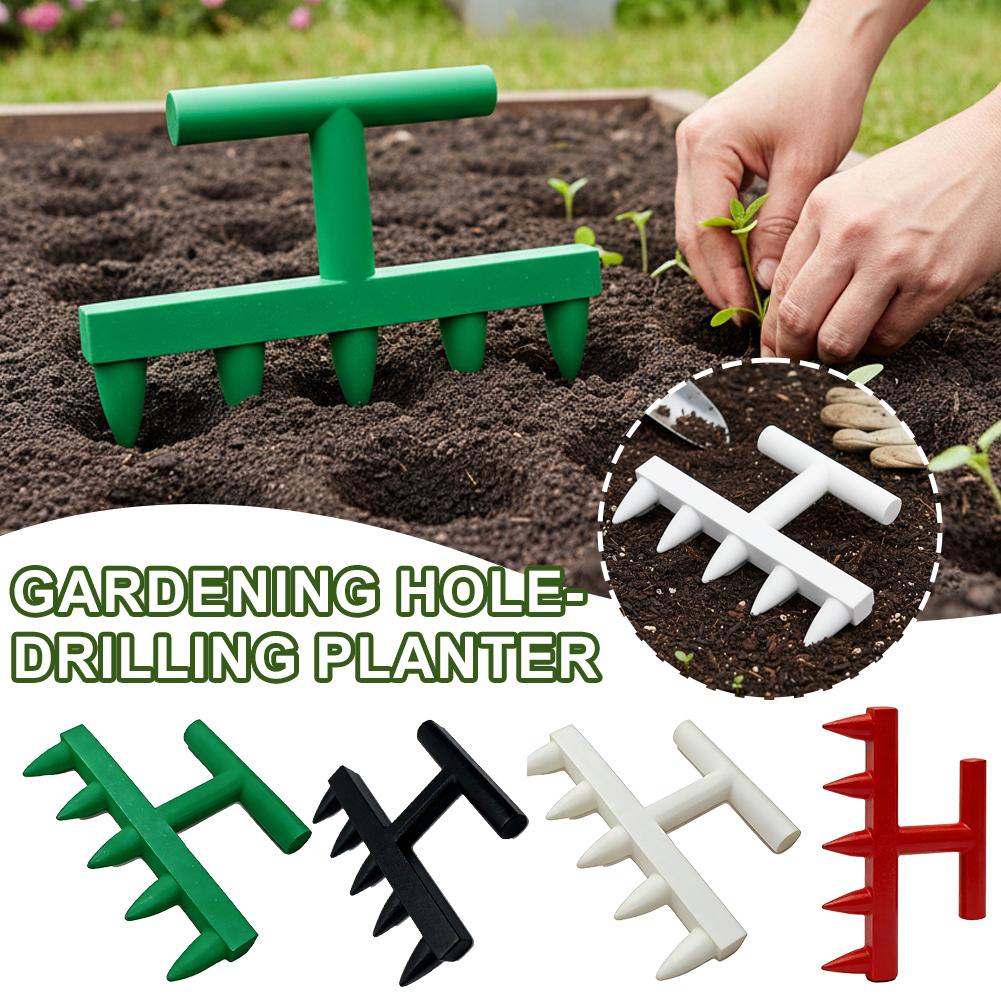 Gardening Tools Vegetables - Seminatrice a Fori per Giardinaggio, Perforatore