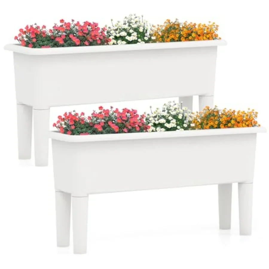 Self-Watering Planter - Set da 2 aiuole rialzate per