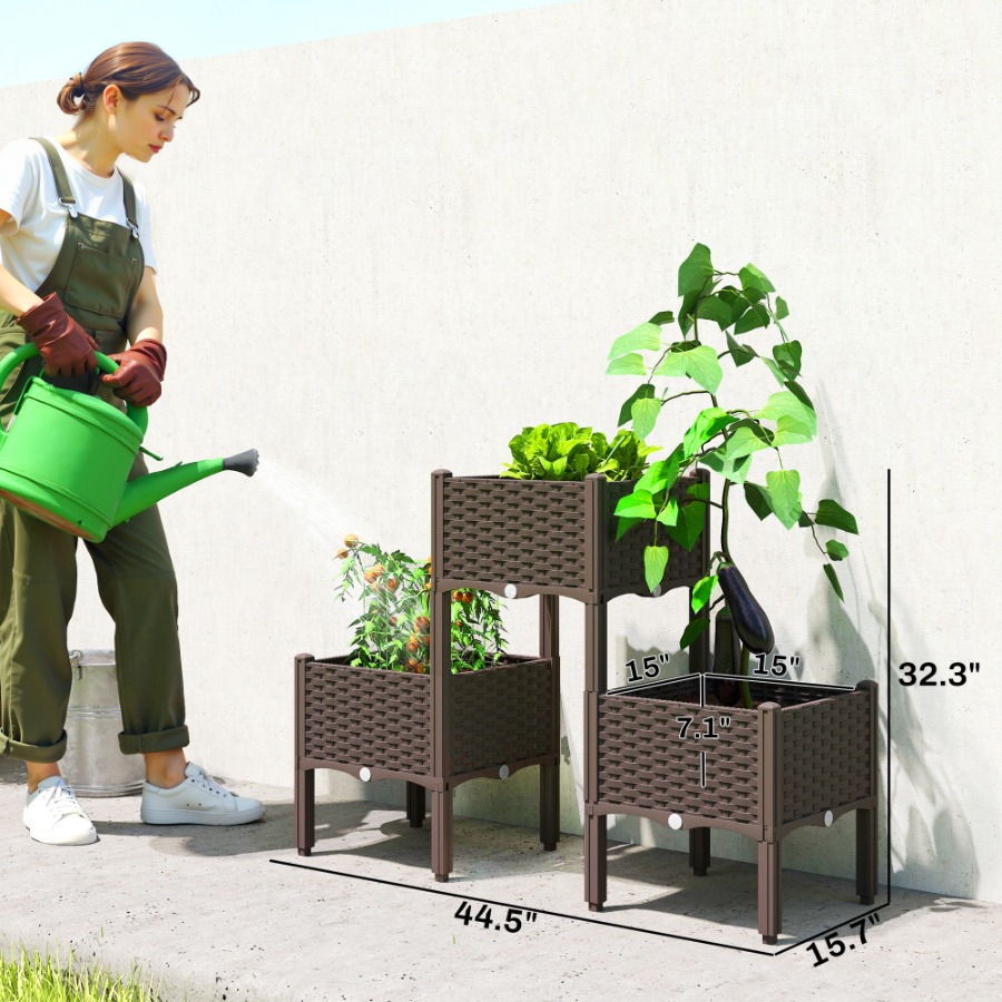 Fioriera rialzata in plastica  - Self-Watering Planter recensione e prezzo