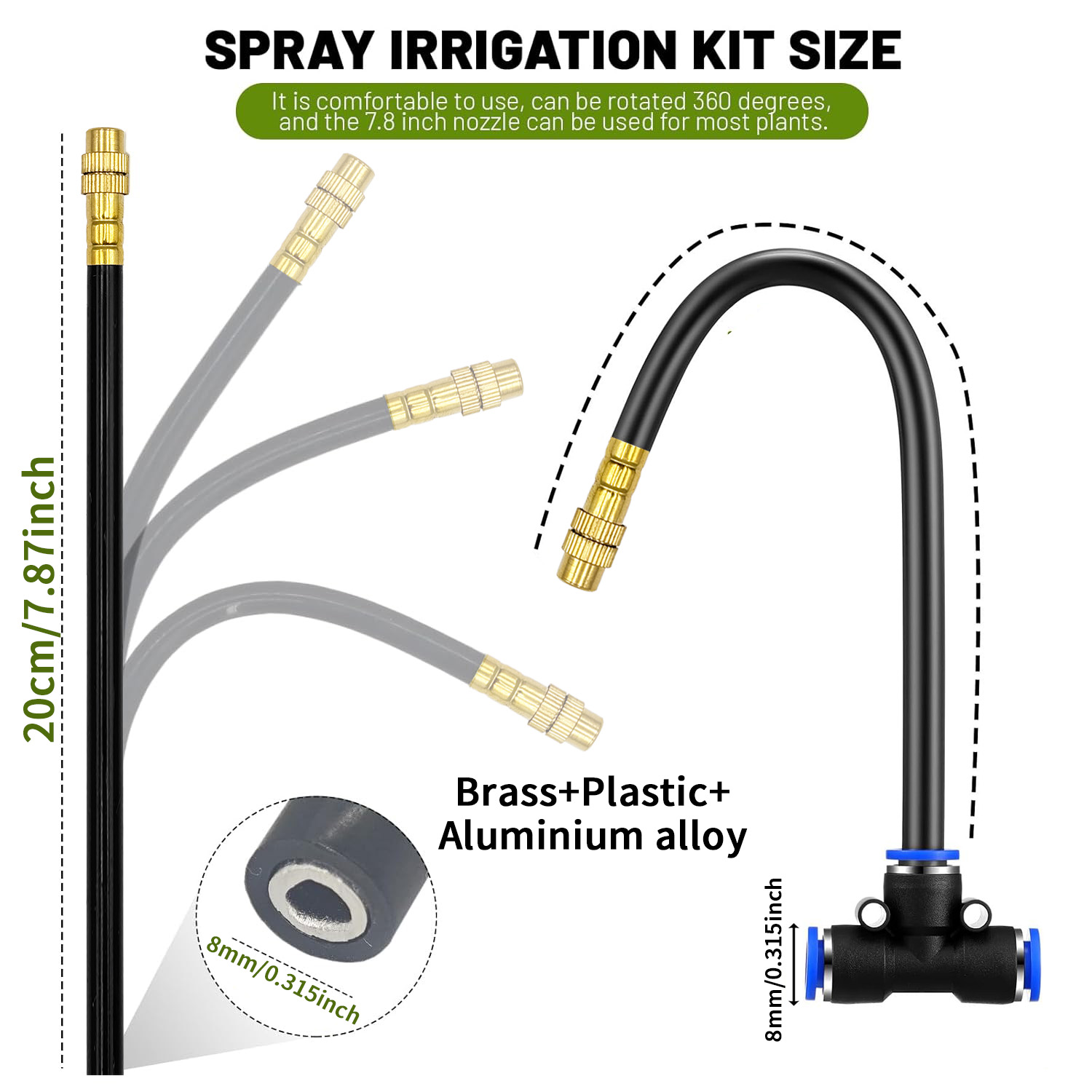 Kit Spruzzatore con Tubo PE 5/ - Automatic Plant Waterer recensione e prezzo