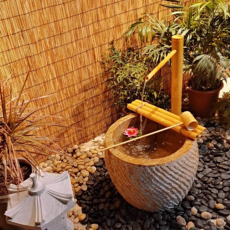 Bambù giapponese Jinglu ciotol - Gardening Hand Tools Japanese recensione e prezzo